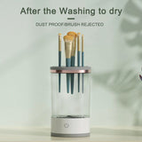 Automatic Brush Cleaner Electric Makeup Brush Cleaning Machine Fast Clean Dryer