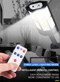 Motion Sensor Solar Powered Lights 3 Modes Household Wall Security Lights