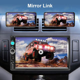 7" Car Radio 2 DIN GPS FM RDS Head Unit Stereo Camera AndroidAuto MP5/FM/WMA/AUX/TF