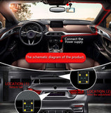 1080P Car Dash Camera Video DVR Recorder Front and Rear Night Vision Dual Cam