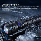 Self-defense LED Torch Zoom flashlight type-c rechargeable home outdoor digital