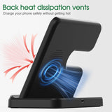 15W Fast Charge 3 In 1 Wireless Charging Station Phone Charging Stand/Dock