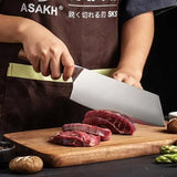 Kitchen Knife 3pcs Stainless Steel Meat Chopping Cleaver Japanese Chef Knife