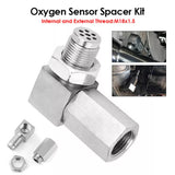 90° Oxygen O2 Sensor Spacer Extender Adapter Bung Extension Catalytic Converter