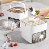 Countertop Ice Maker Machine 48pcs Capacity Food-Grade Double-Layer