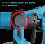 Cordless High Pressure Spray Gun Airless Paint Sprayer For 36V Battery