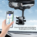 360° Rotation Car Truck Phone Holder Rearview Mirror Mount For Mobile Phone GPS