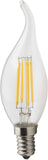 1/10pcs E14 4/6W LED Dimmable Bulb Flame Chandelier Bent Tip Candle Light SES Edison Lamp