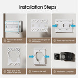 Retractable Wall Mounted Invisible Washing Clothes Lines Dry Rack Laundry Indoor