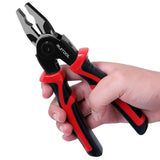 5-PCS Plier Tool Set, 5 in 1 Versatile Tool Kit, with Linesman Plier, Wire