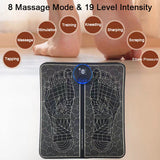 EMS Electric Foot Massager Mat Relax Muscle Stimulator Shaping Massage Pad USB