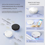 Smart Sweeping Robot Vacuum Cleaner Robotic Floor Auto Suction Sweeper Mop