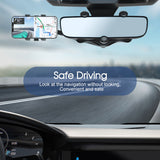 360° Rotation Car Truck Phone Holder Rearview Mirror Mount For Mobile Phone GPS
