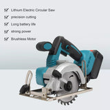 125mm Cordless Circular Saw 5" Brushless Tool & Lithium Battery & Saw Blades Set