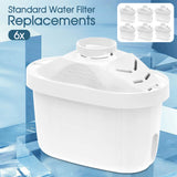 6pc Standard Water Filter Replacements For Brita® Water Pitchers And Dispenser