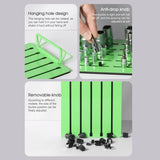 Magnetic metal sleeve storage rack socket organizer sleeve fixed artifact tools