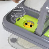 21PCS Vegetable Chopper Set w/ Slicer Grater Basket Board Kitchen Tool Kit