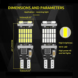 2X T10 T15 W5W 921 4014 LED PARKER SIDE LIGHT BULB WEDGE CANBUS ERROR FREE