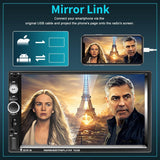 7" Car Radio 2 DIN GPS FM RDS Head Unit Stereo Camera AndroidAuto MP5/FM/WMA/AUX/TF