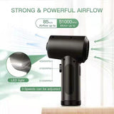 51000RPM Cordless Air Duster Compressed Air Blower Computer Cleaning Cleaner