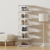 Shoe Box Storage Case Clear Boxes Foldable Stackable Transparent Organizer