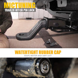 MOBI Hitch Pin Lock S Type 5/8" Tow Bar Tongue Lock Trailer Caravan Anti-Theft