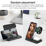 3 In 1 Wireless Charger Fast Charge For 15W Phone Charging Stand/Dock Compatible