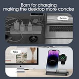 3 In 1 Wireless Charger Fast Charge For 15W Phone Charging Stand/Dock Compatible
