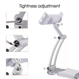 Universal 360° Desktop & Wall Mount Pull-Up Lazy Bracket For Mobiles and Tablets