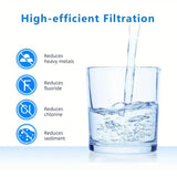 1/2x RV Inline Hose Water Filter with Hose Protector, Reduces Chlorine,Bad Taste