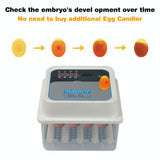 12/24 Egg Incubator Fully Automatic Digital Led Turning Chicken Eggs Poultry