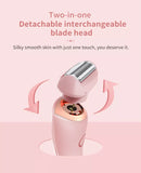 2in1 Pro Silk Glide Epilator Electric Shaver Razors Trimmer Bikini Hair Remover