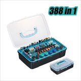 388Pc Electric Rotary Tool Accessories Dremel Bits Drill Grinder Sander Polisher