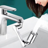 Extension Rotate Robotic Faucet Extender Arm Tap Universal 1080 Swivel Spray TK