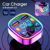 Car FM Transmitter Bluetooth Wireless Handsfree Kit MP3 Player Adapter Charger