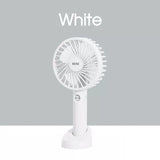 Mini Portable Hand-held Desk Fan Cooling Cooler USB Air Rechargeable 3 Speed