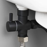T-Valve 3 Way Toilet Diverter Valve Brass Bidet T Adapter