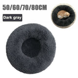 Dog Cat Pet Calming Bed Warm Soft Plush Nest Comfy Sleeping Kennel Cave Mat Pad