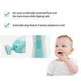 Electric Baby Nail Trimmer Infant Newborn Safe Grinder Clipper Tools Set