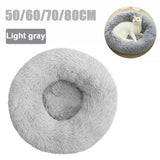 Dog Cat Pet Calming Bed Warm Soft Plush Nest Comfy Sleeping Kennel Cave Mat Pad