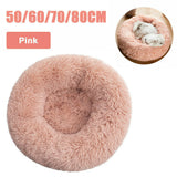 Dog Cat Pet Calming Bed Warm Soft Plush Nest Comfy Sleeping Kennel Cave Mat Pad