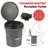 20L Toilet BUCKET Portable Outdoor Box Thunder Boom Travel Camping Bush Dunny