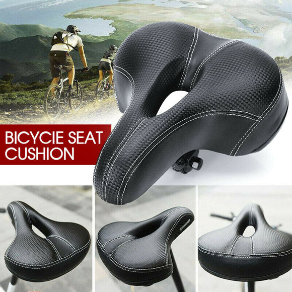 Road MTB Mountain Bike Bicycle Seat Soft Padded Cushion Saddle Spring Cover