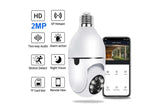 Panoramic 360° Wifi Camera Light E27 Bulb 1080P Security IP Camera Night Vision