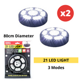 2x Portable Hanging Light LED