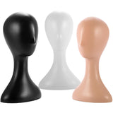 Plastic Female Mannequin Wig Hair Hat Scarf Manikin Head Model Display Stand