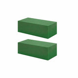 2x Floral Foam Wet Brick Water Absorbent Green Flower Arrangement Craft