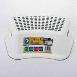 Step Stool Kids Non Slip Top & Base Lightweight Sturdy 36 x 24 x 13cm