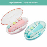 Electric Baby Nail Trimmer Infant Newborn Safe Grinder Clipper Tools Set