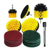 30PC Drill Brush Tub Clean Electric Grout Power Scrubber Cleaning Combo Tool Set